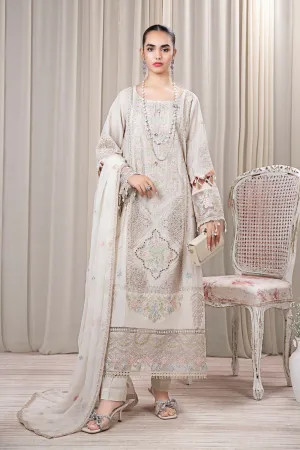 3 Piece Embroidered Self Jacquard Suit | DW-EF24-109