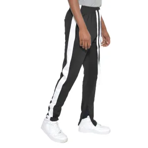 Black & White Slim Fit Track Pants