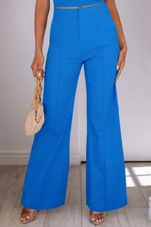 Diva Azure Blue Wide Leg Pants