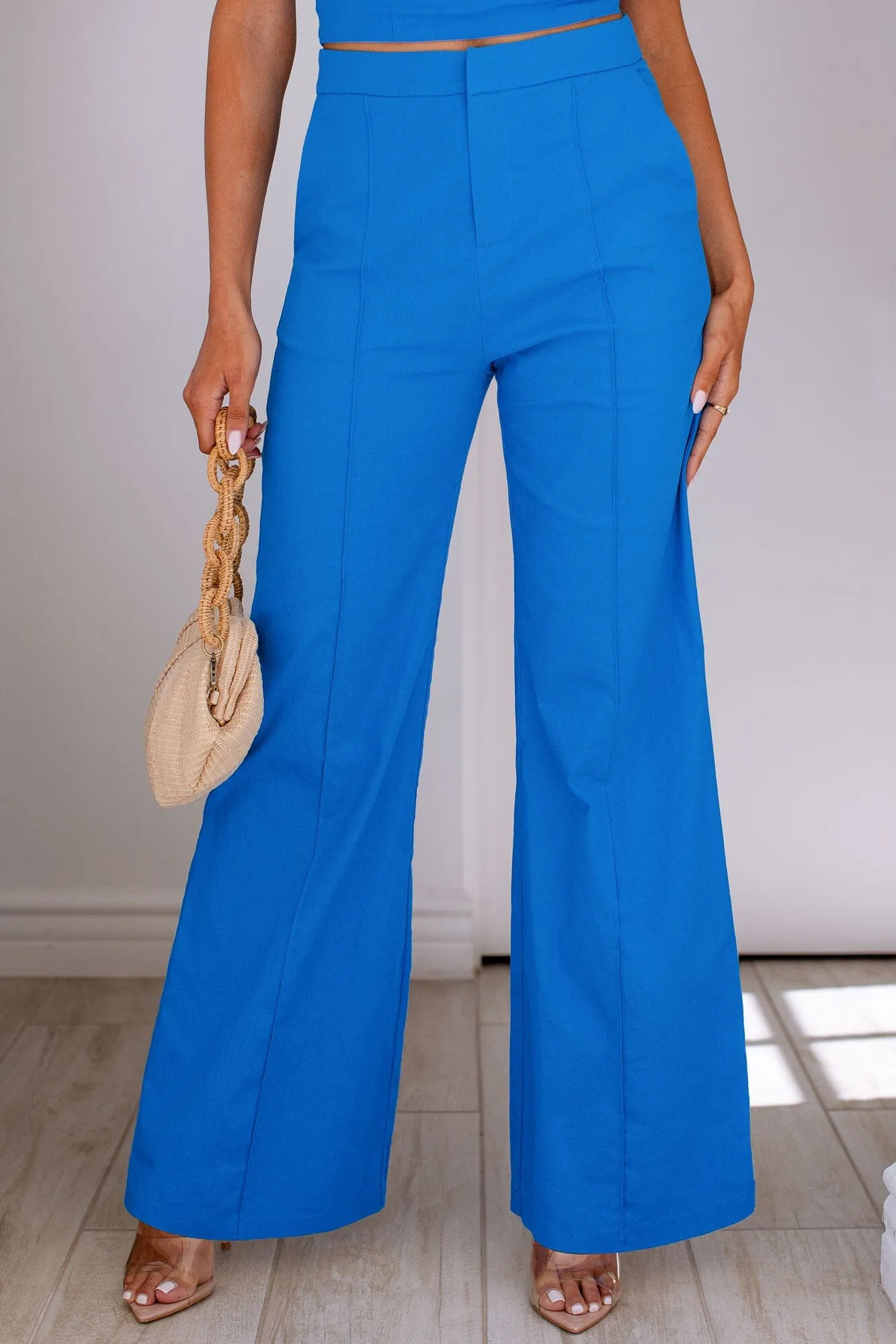 Diva Azure Blue Wide Leg Pants