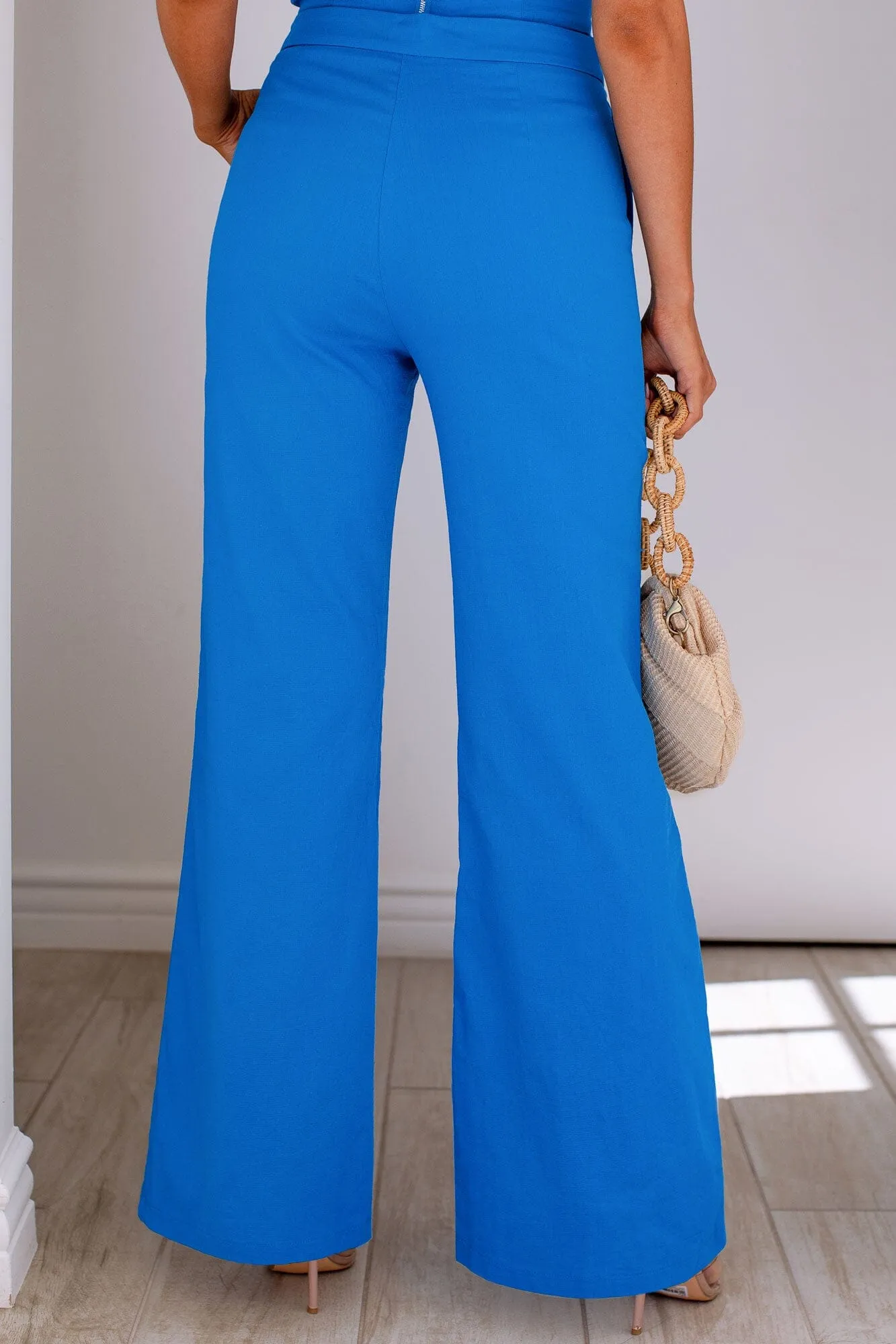 Diva Azure Blue Wide Leg Pants