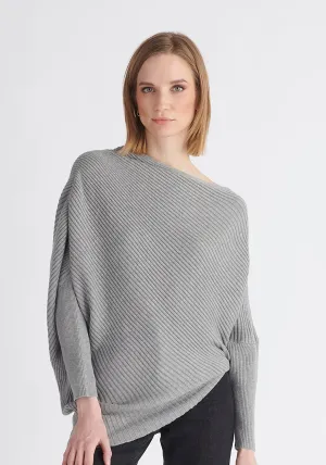 Draped Knitted Jumper