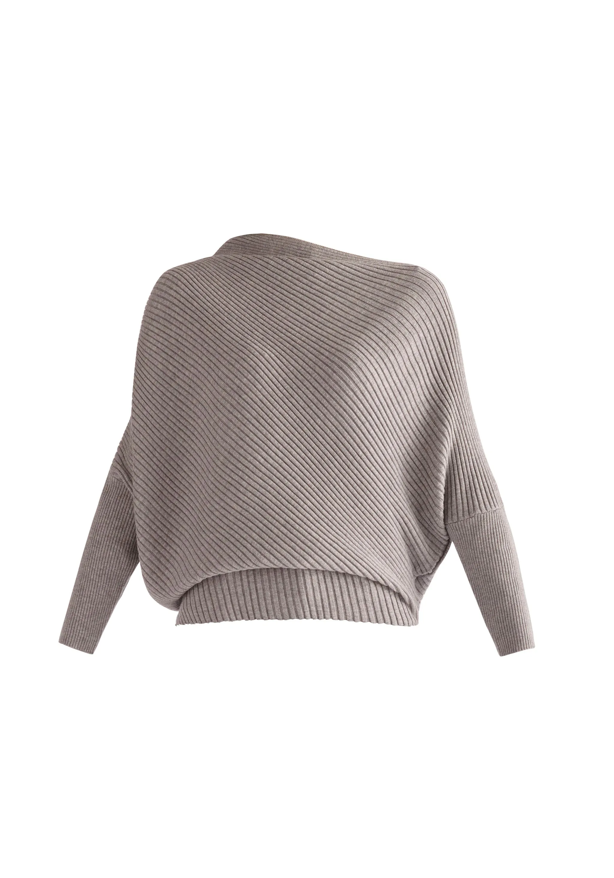 Draped Knitted Jumper