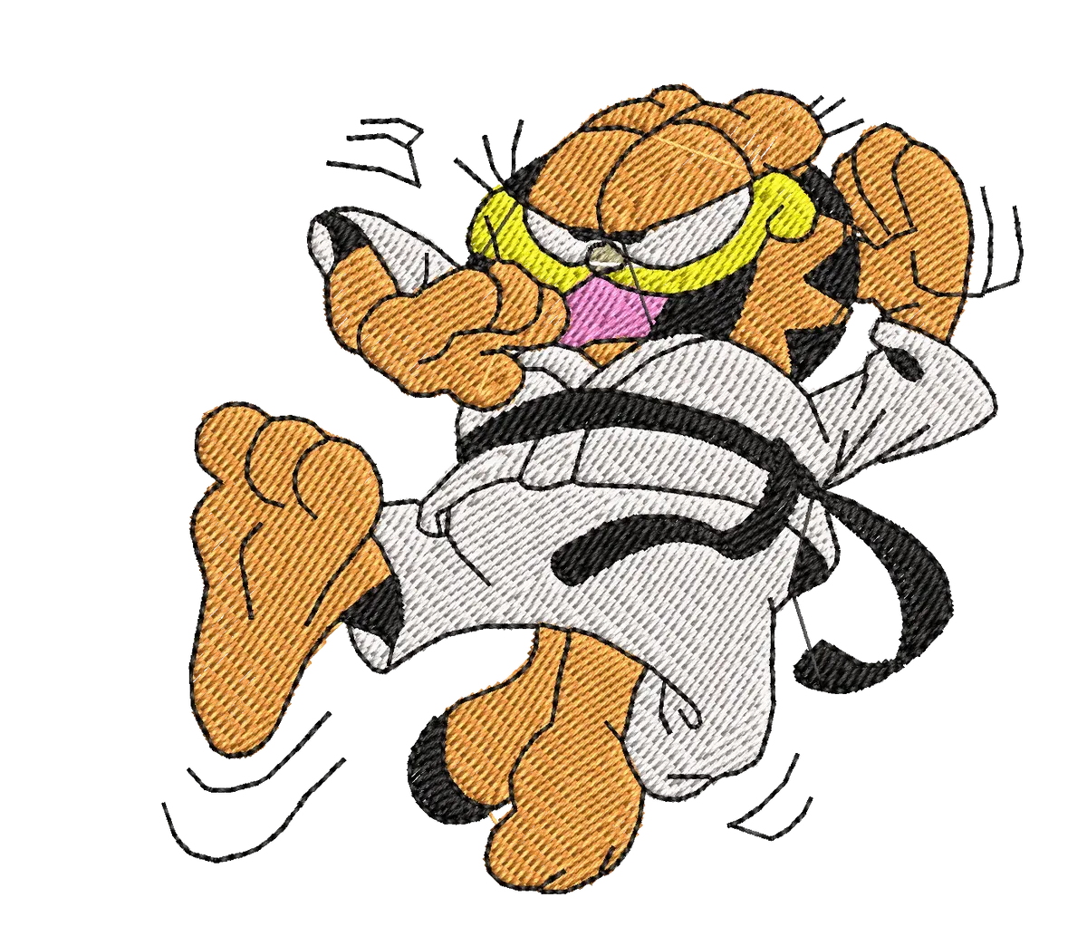 Garfield 25 - Embroidery Design