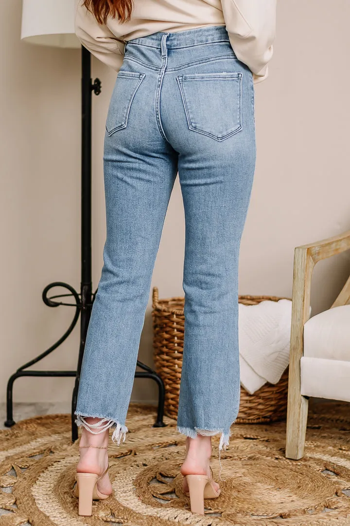 High Rise Kick Flare Jeans