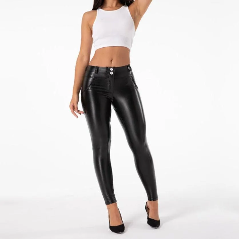 KittenAlarm - Anahi Fit Leather Pants