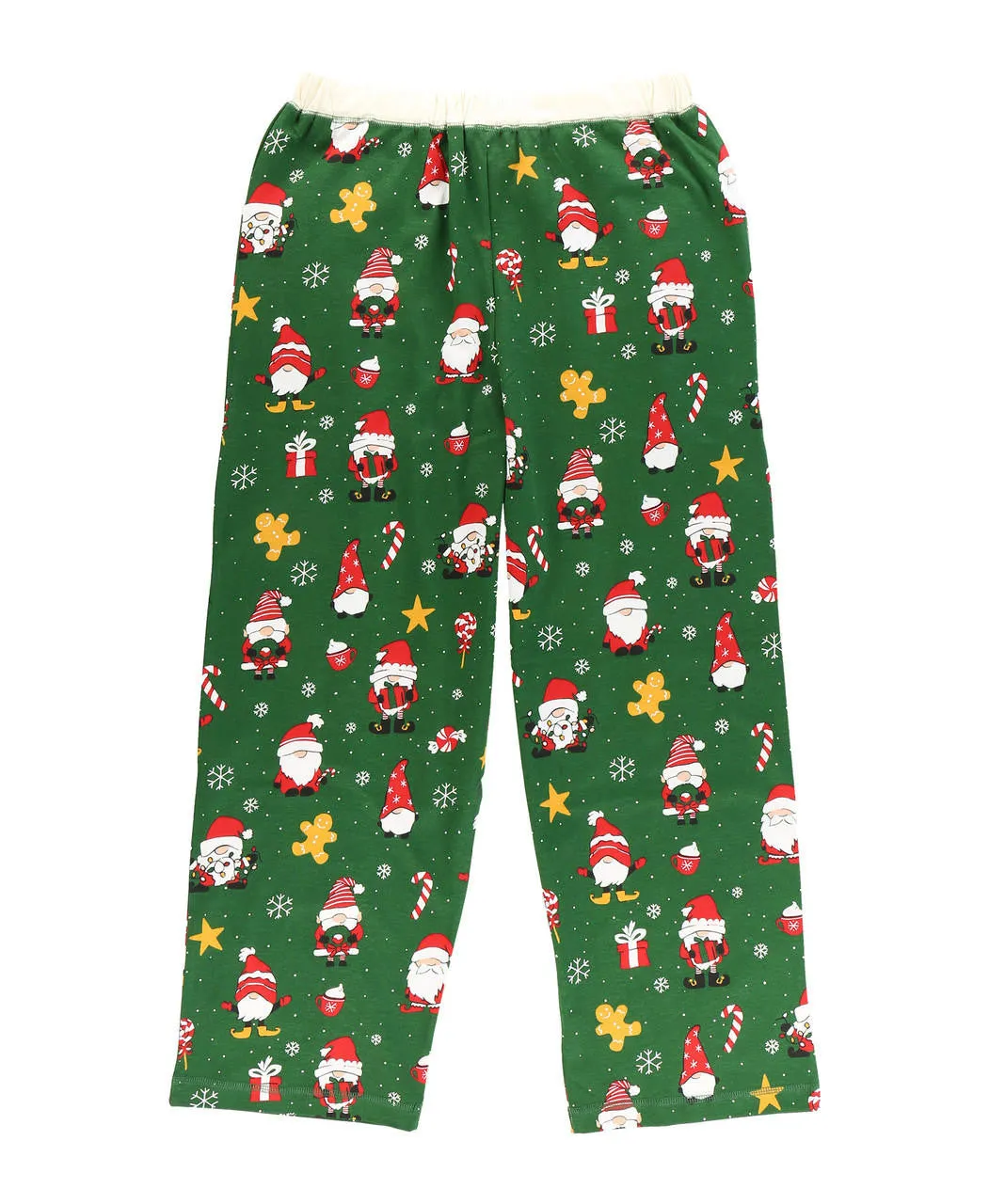 Lazyone Women's Christmas Gnome Regular Fit PJ Pant