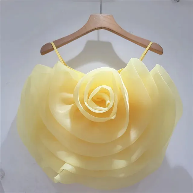 Pre Order:  Chiffon Flower Cami Top