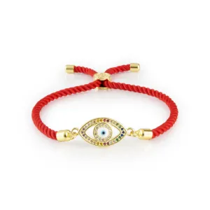 Rainbow Evil Eye Bracelet