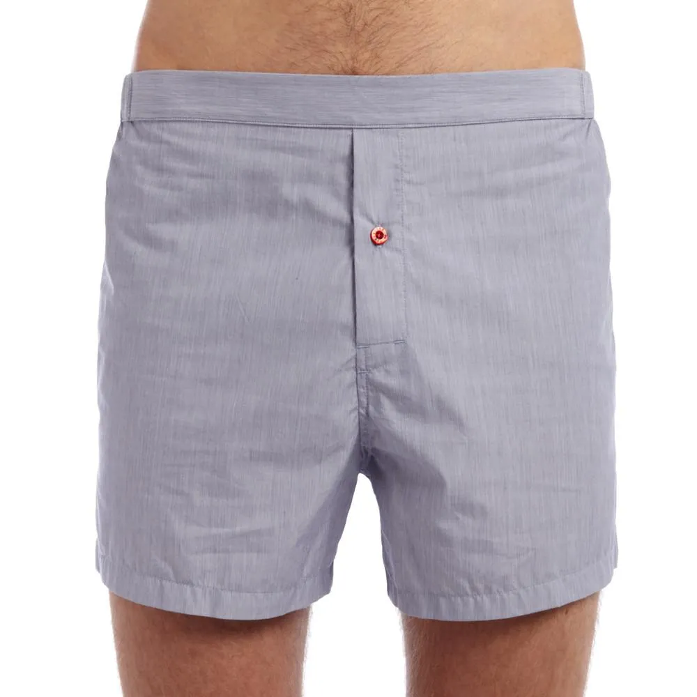 Slim-Fit Boxers Blue/White Microstripe