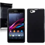 Sony Xperia Z1 Compact Gel Skin Case - Black