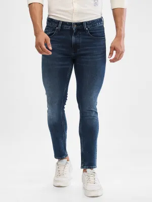 Spykar Dark Blue Slim Fit Jeans For Men