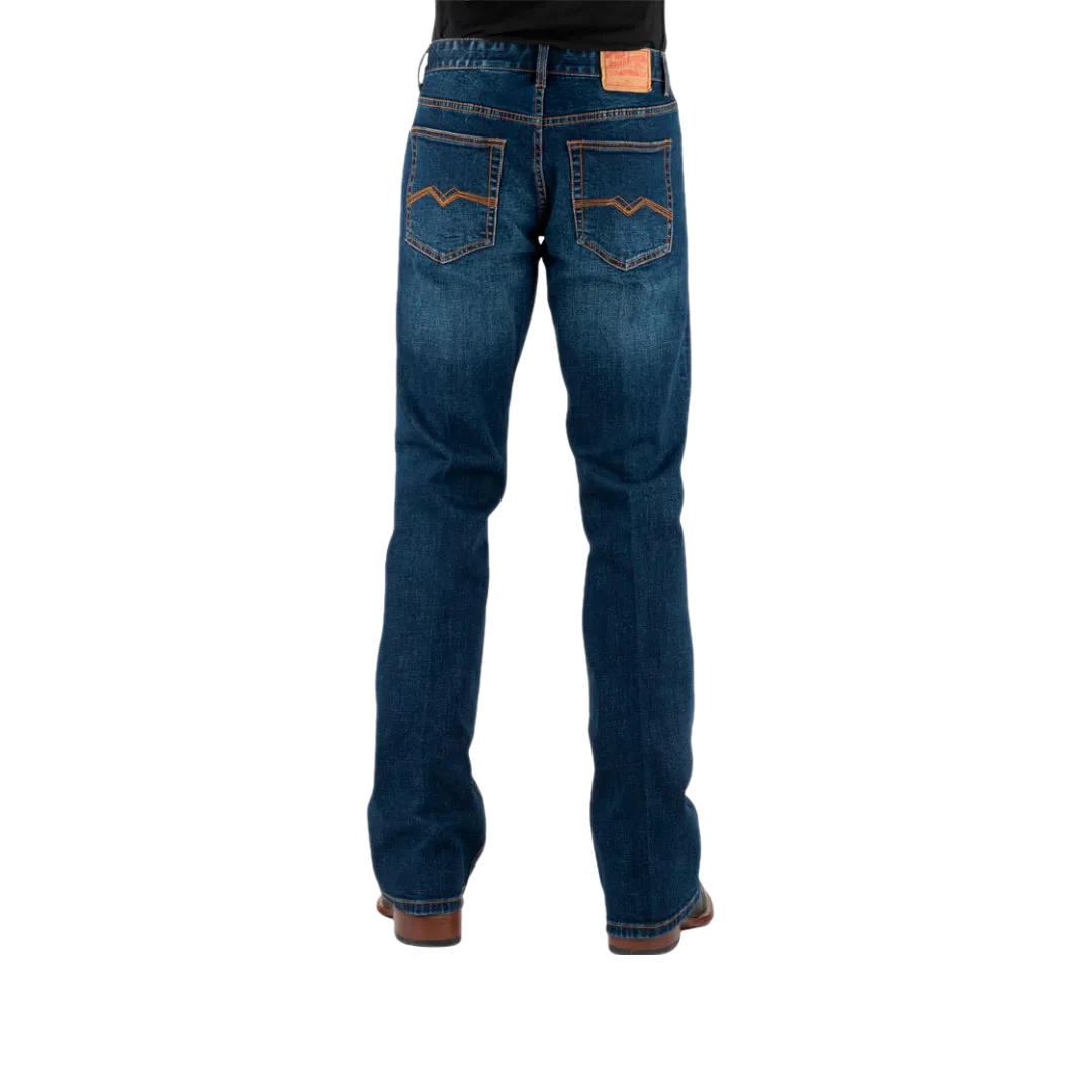 Stetson Apparel Men's Rocks Fit Bootcut Denim Jeans