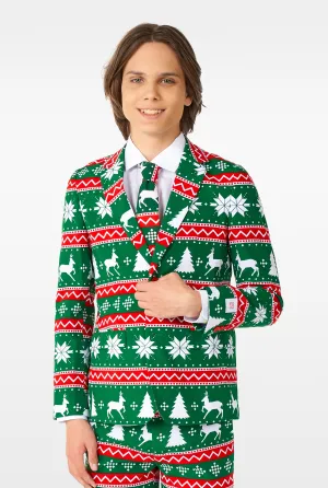 TEEN BOYS Festive Green Tux or Suit