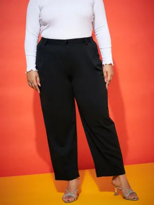 Women Black Balloon Fit Pants